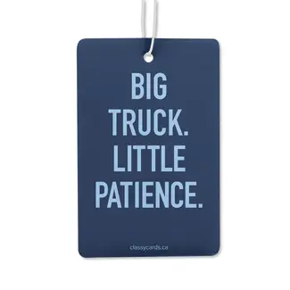 Classy Cards Air Freshener - Big Truck