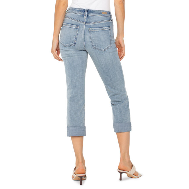 Liverpool Los Angeles Charlie Crop Wide Rolled Cuff FINAL SALE