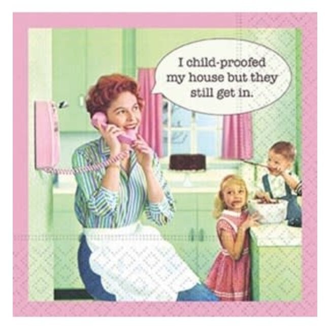 Childproofed The House Beverage Napkin