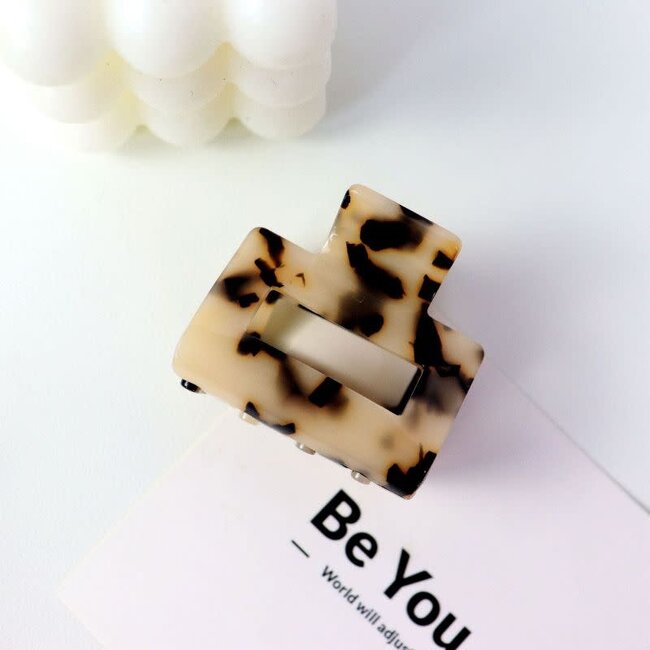 E&S Accessories Acetate Square Hair Claw (more colours)