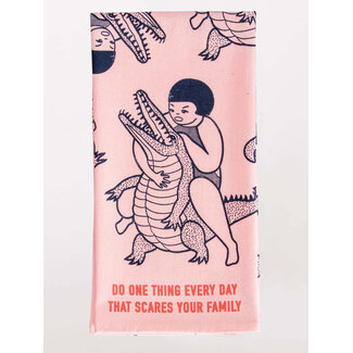 Blue Q Scares Your Family Dish Towel
