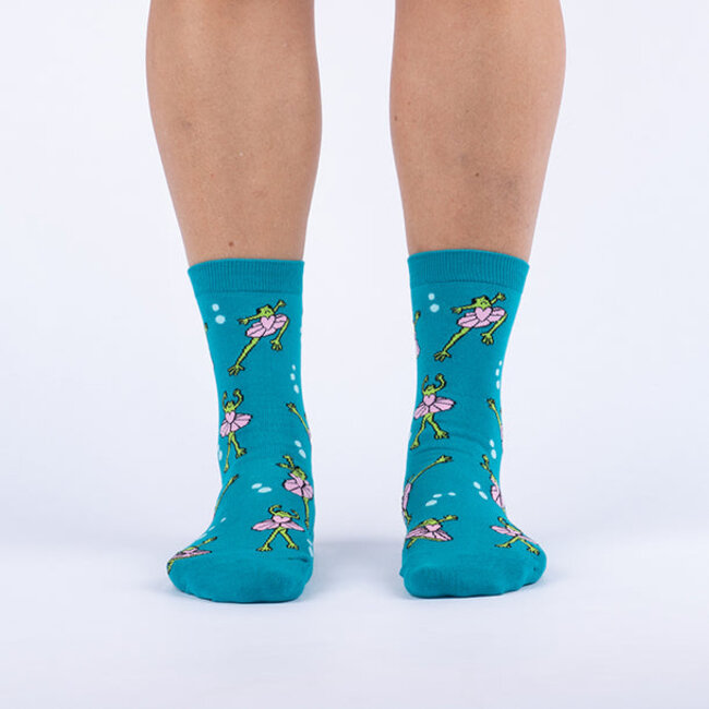 Sock it to me Women's Socks - Ballet Frogs