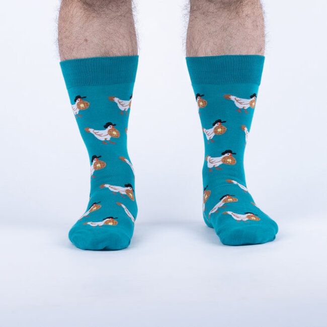 Sock it to me Men's Socks - Chicken + Waffles