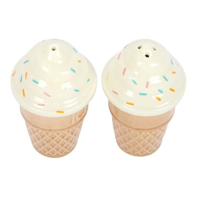 Ice Cream Cone Salt and Pepper Shakers