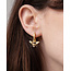 Fable England Bee Huggie Earrings
