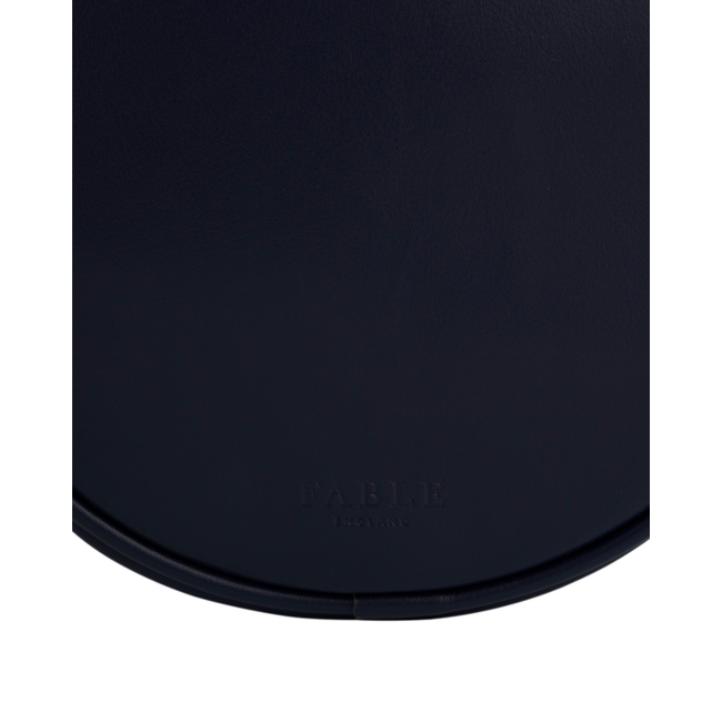 Fable England Red Admiral Navy Embroidered Circle Bag