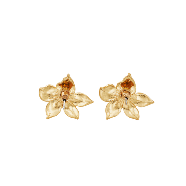 Fable England Jasmine Pearl Oversized Stud Earrings