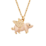 Fable England Flying Pig Necklace
