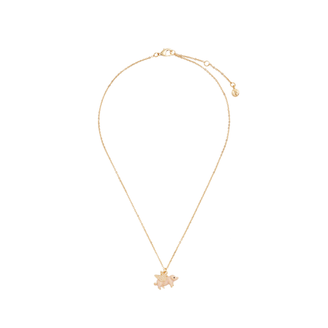 Fable England Flying Pig Necklace