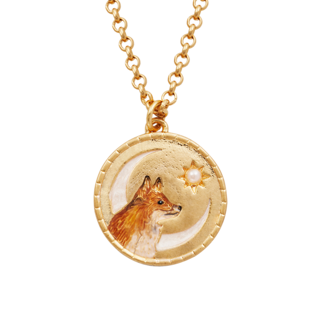 Fable England Fox Shadow Guide Necklace