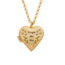 Fable England Floral Heart Gold Locket Necklace
