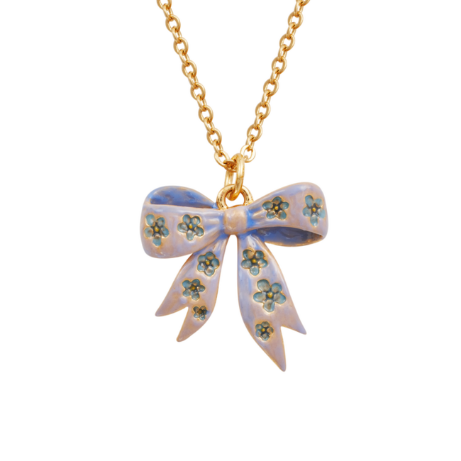 Fable England Bow Pendant Necklace