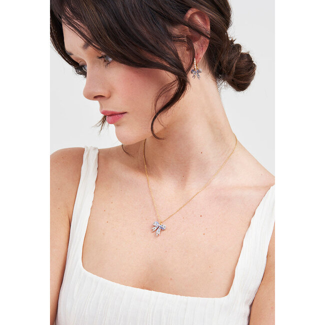 Fable England Bow Pendant Necklace