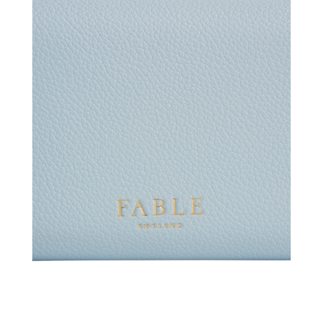Fable England Bird Blue Embroidered Wallet