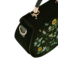 Fable England Sunflower Green Velvet Embroidered Top Handle Bag