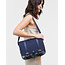 Fable England Passion Flower Navy Satchel