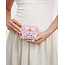 Fable England Floral Heart Pink Purse