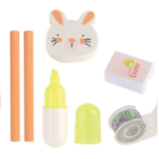 Bunny Stationery Set In Egg