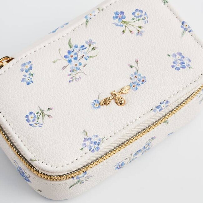 Fable England Floral Cream Jewellery Box