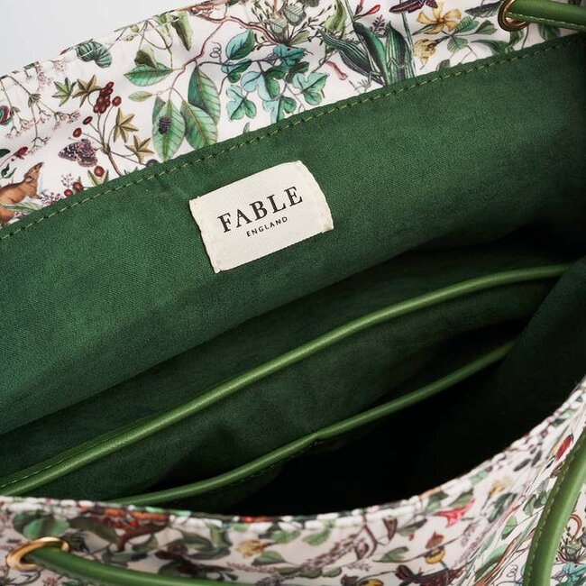 Fable England Garden Floral Cream Backpack