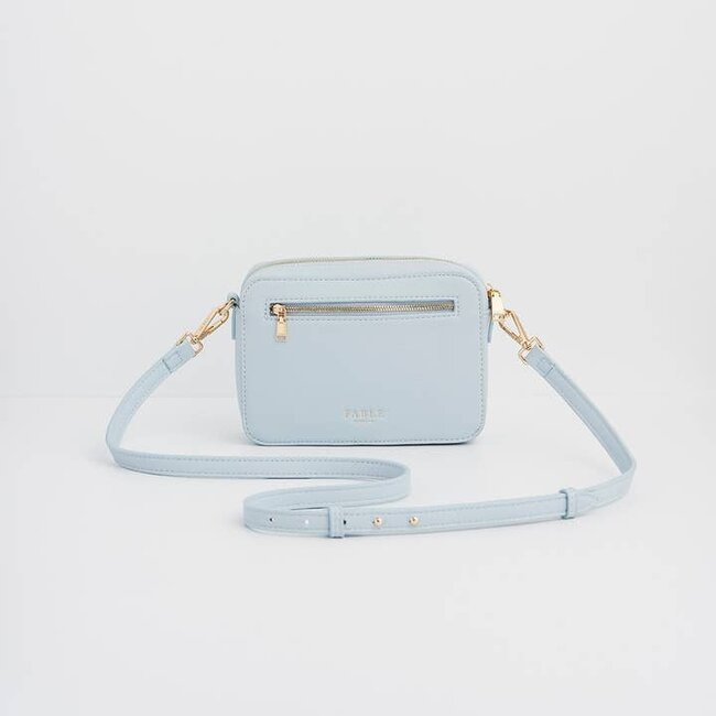 Fable England Strawberry & Fawn Blue Embroidered Camera Bag