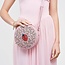 Fable England Ladybug Pink Embroidered Circle Bag