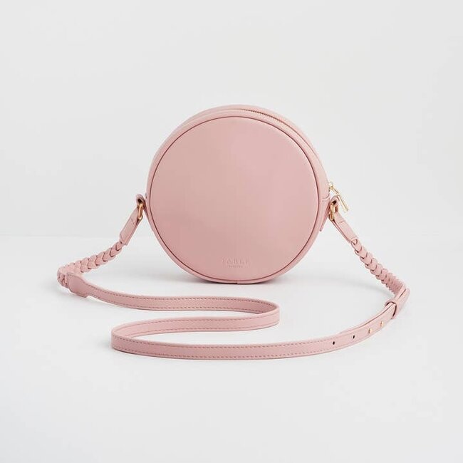 Fable England Ladybug Pink Embroidered Circle Bag