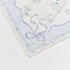 Fable England Bow & Floral Blue Square Scarf