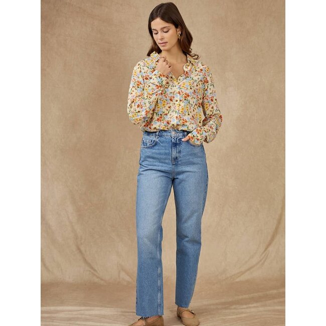 Multicolored Floral Print Shirt