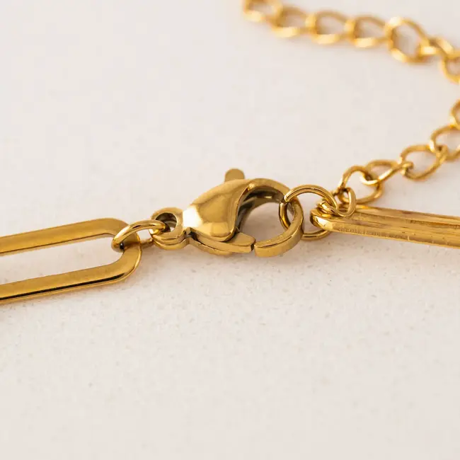 Lover’s Tempo Bold Paperclip Necklace - Gold - Waterproof