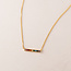 Lover’s Tempo Pride Riot Bar Necklace - Gold