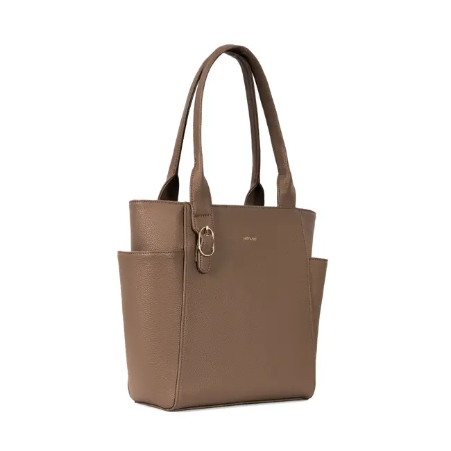Matt & Nat Iona Grain Tote Bag in Toffee