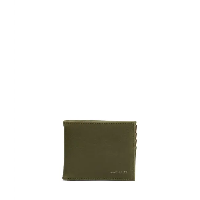 Matt & Nat Rubben Vintage Men's Folded Wallet in Olive