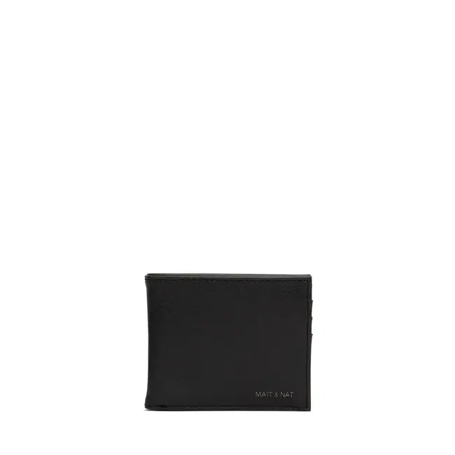 Matt & Nat Rubben Vintage Men's Folded Wallet in Black