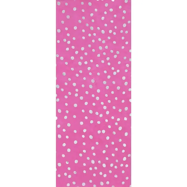 Tissue - Foil Flecks Hot Pink - 2 sheets