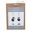 Gisela Graham Fabric Sprout/Pudding Decoration Kit