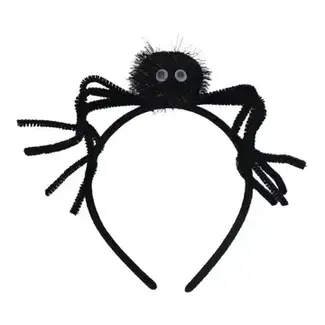 Gisela Graham Black Spider Hairband