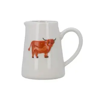 Gisela Graham Stoneware Mini Jug - Highland Cow