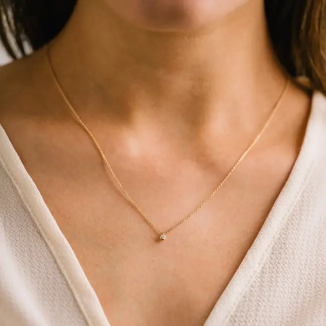 Lover’s Tempo Solitaire Necklace