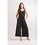 Papillon Black V-Neck Wide Leg Jumpsuit