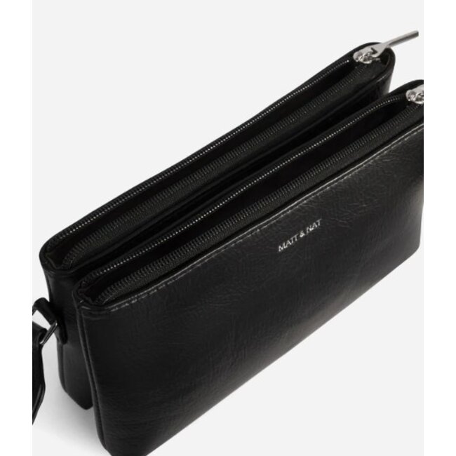 Matt & Nat Indie - Theme Crossbody Bag in Black