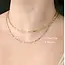 Gold Mirror Chain Necklace - Waterproof - 20"