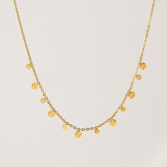 Lover’s Tempo Solar Necklace - Gold Waterproof
