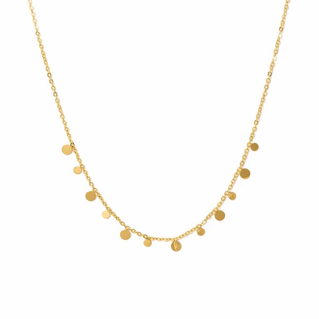 Lover’s Tempo Solar Necklace - Gold Waterproof