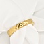Gold Hammered Ring - Waterproof