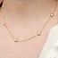 Dainy Bezel Cubic Zirconia Necklace - Waterproof - 18"