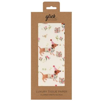 Tissue - Birthday Sausage - 4 sheets