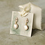Silk Purse, Sow's Ear Art Deco Crystal Pearl Earrings
