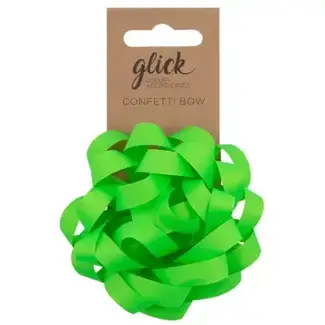 Bow Confetti Neon Green