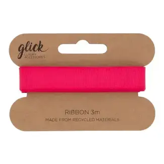 Ribbon Gros Grain (3M) Hot Pink